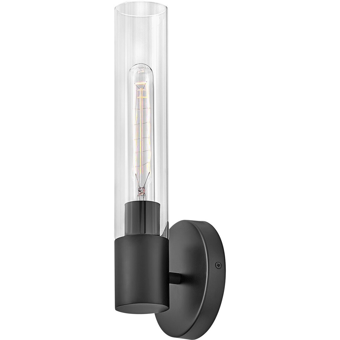 Shea LED 5.25 inch Black Bath Light Wall Light