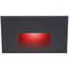 WAC 120V Step Light LED 1.5 inch Black ADA Step and Wall Light in Red, WAC Lighting