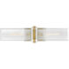 Kipton 2 Light 5.5 inch Polished Nickel with Heritage Brass Bath Light Wall Light