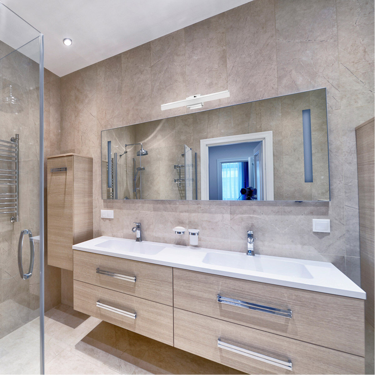 Palmital 1 LED 23.46 inch Chrome Bath Vanity Wall Light