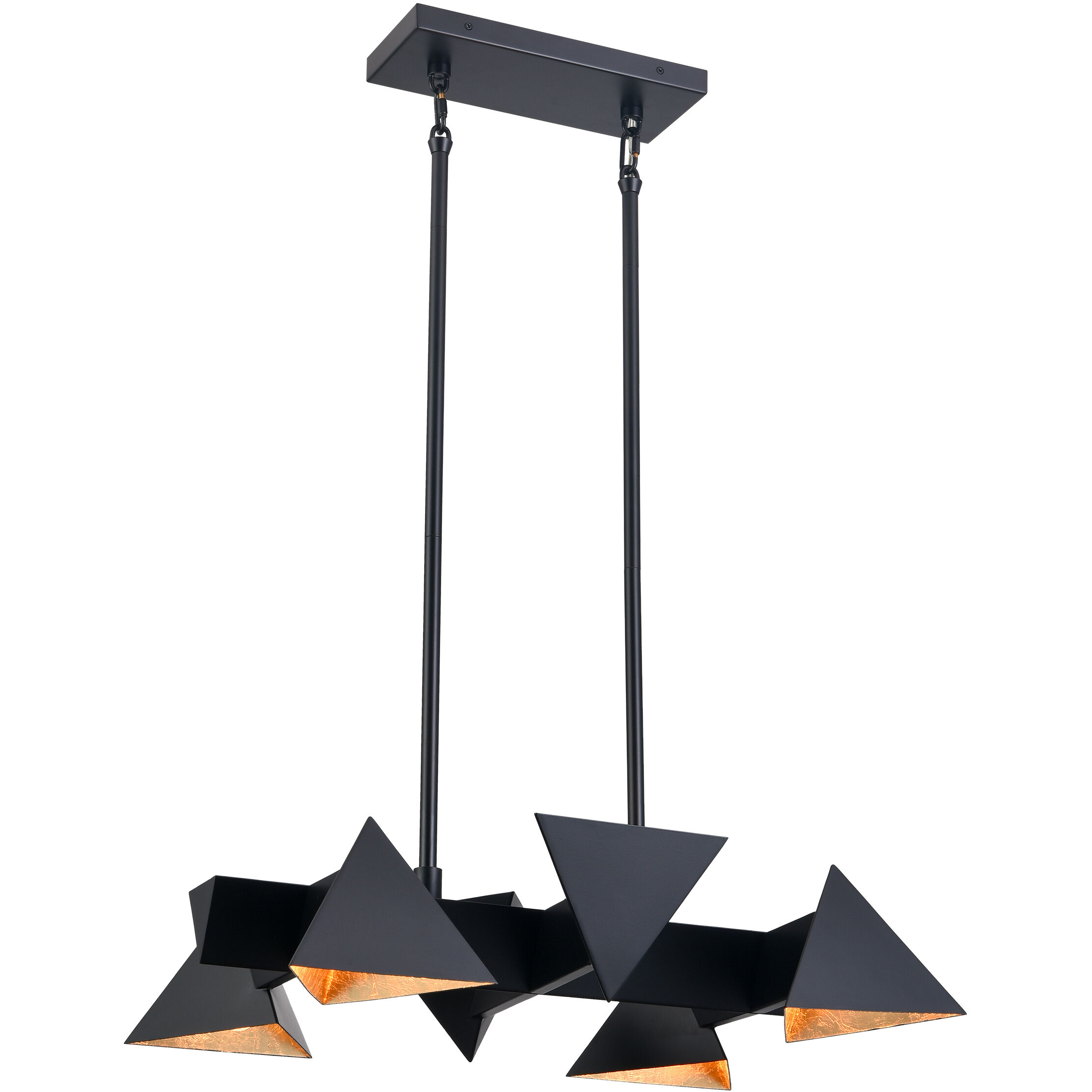 Avante 6 Light 15 inch Matte Black Chandelier Ceiling Light