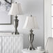 Signature 31.5 inch 150 watt Brushed Steel Table Lamp Portable Light