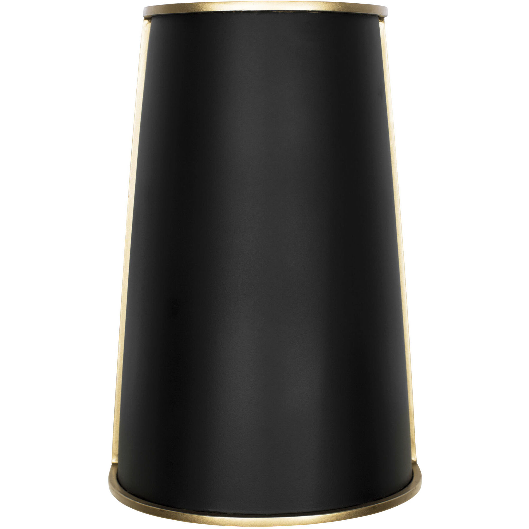 Coco 2 Light 8 inch Matte Black/French Gold Wall Sconce Wall Light