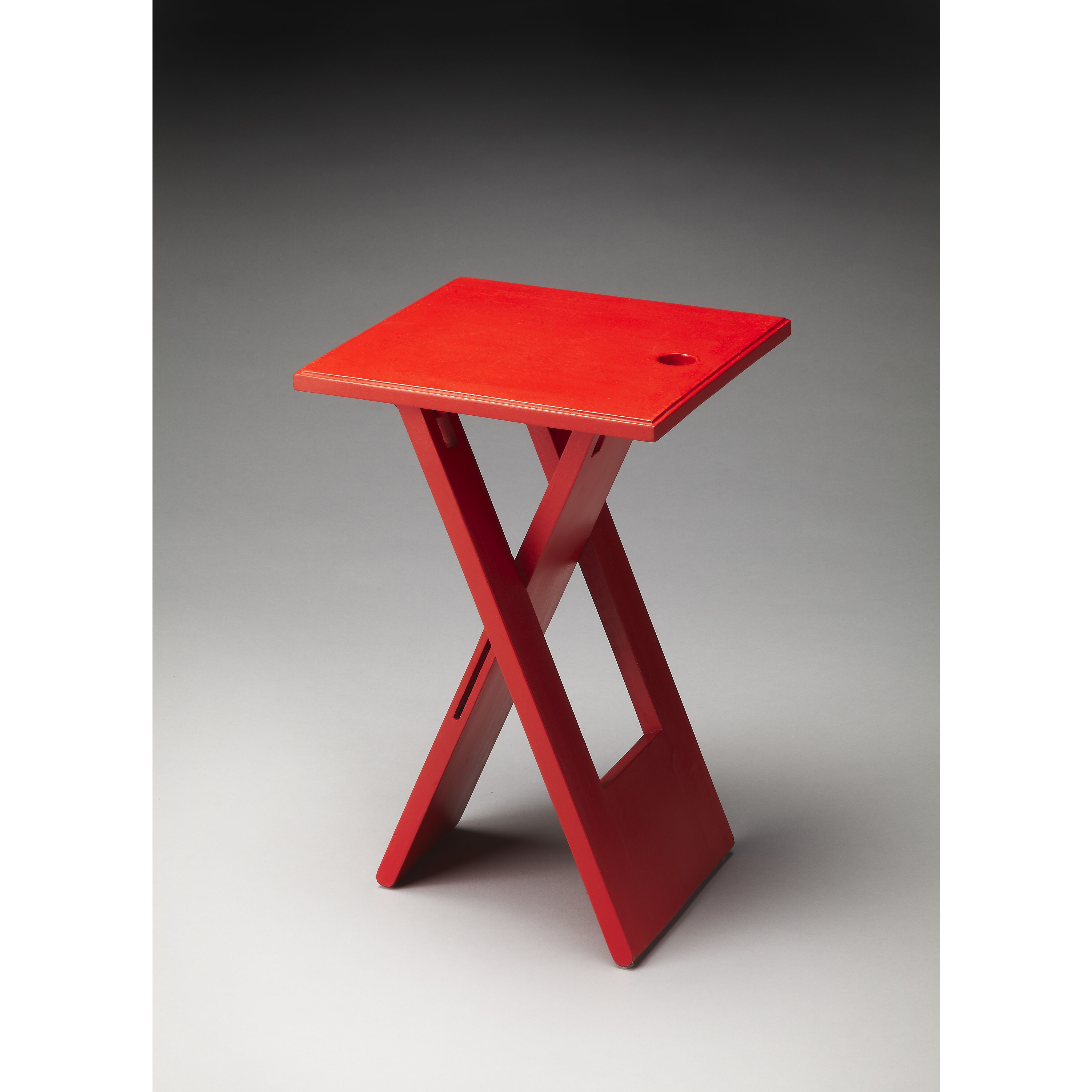 Butler Loft Hammond  19 X 12 inch Red Accent Table