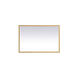 Pier 30 X 18 inch Brass LED Mirror