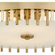 Cassio 6 Light 28 inch Aged Brass Pendant Ceiling Light