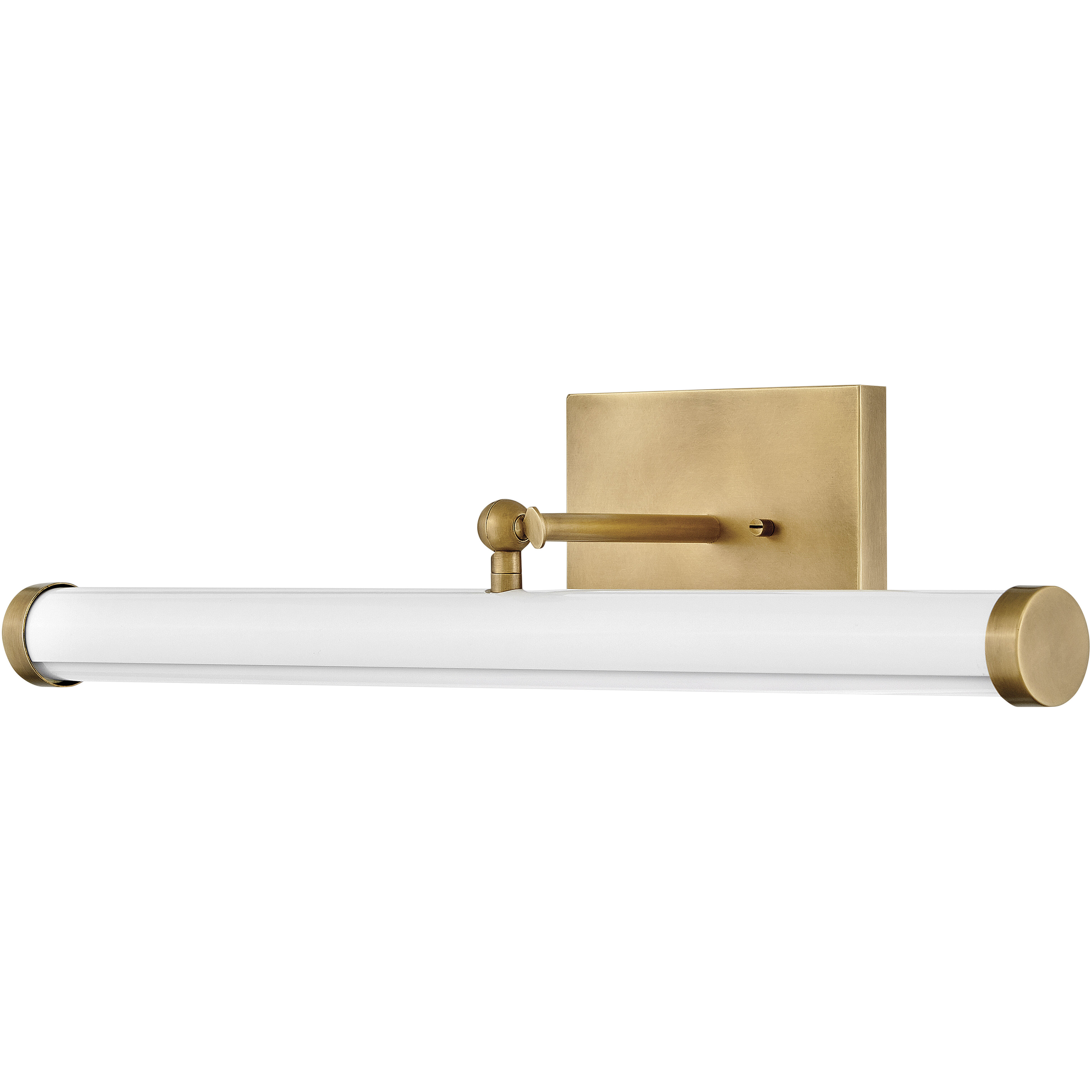 Regis LED 24.5 inch Heritage Brass with Gloss White Sconce Wall Light