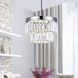 Weiss 5 Light 8 inch Chrome Down Mini Chandelier Ceiling Light