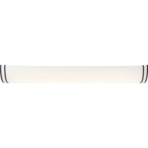 Glamour LED 24 inch Matte Black Vanity Light Wall Light