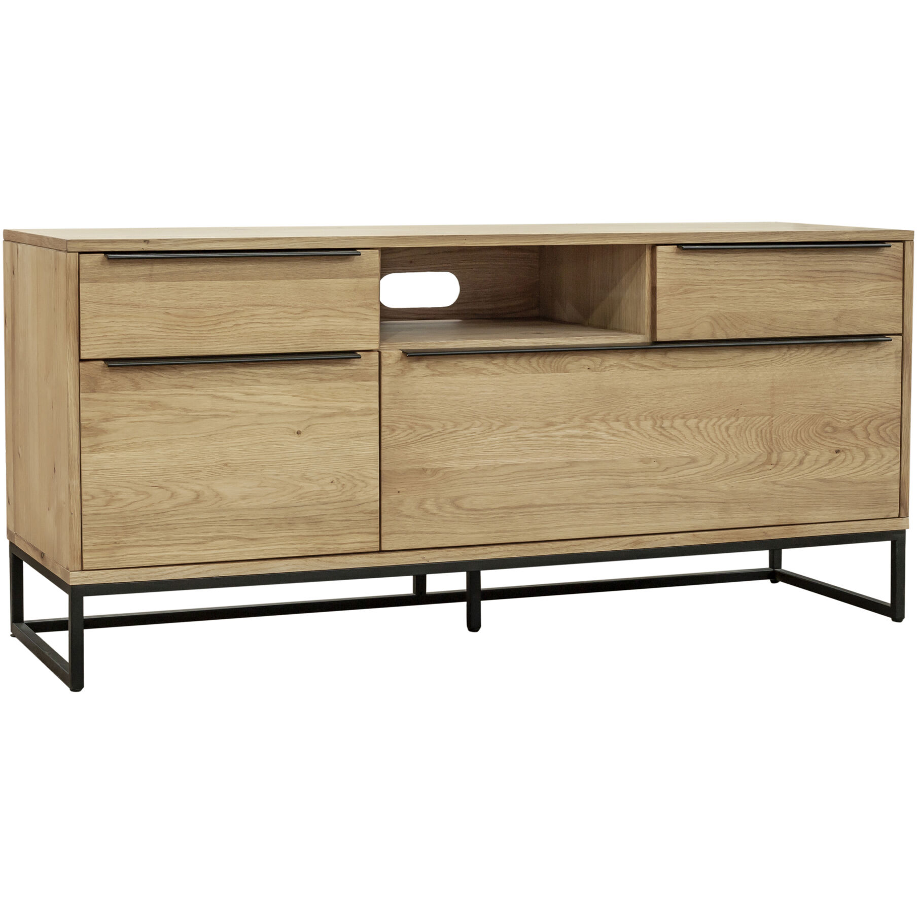 Nevada 59 inch Brown Media Cabinet