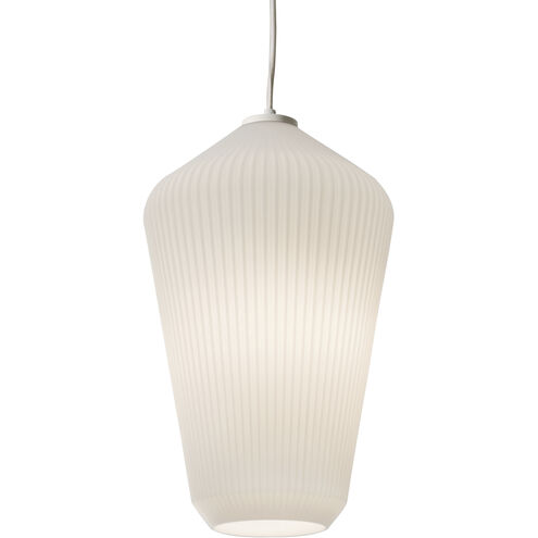 Lola 1 Light 11 inch White Pendant Ceiling Light