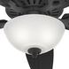 Builder 52 inch Matte Black with Matte Black/Greyed Walnut Blades Ceiling Fan