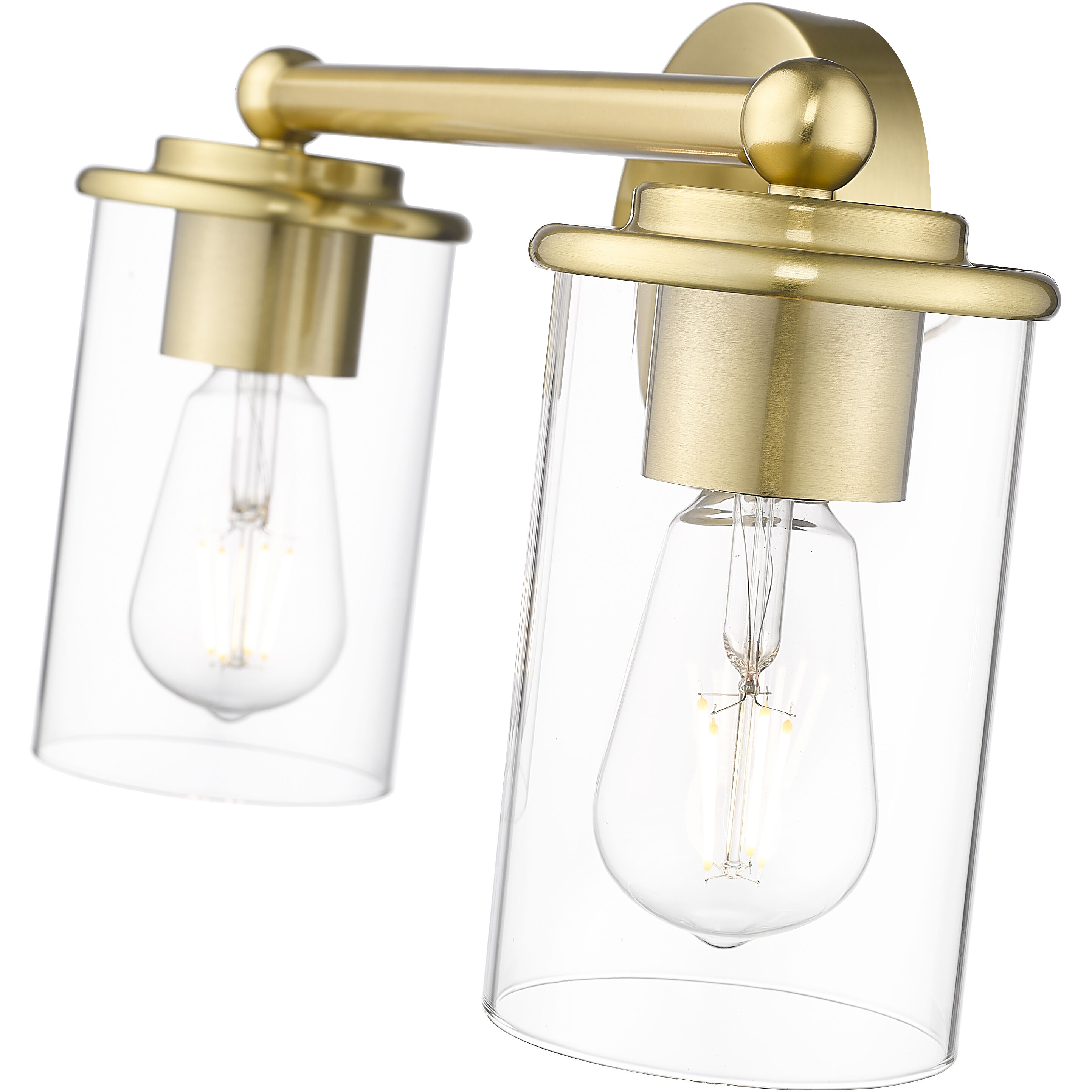 Thayer 2 Light 16 inch Luxe Gold Vanity Wall Light