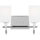Oak Moore 2 Light 13.88 inch Bathroom Vanity Light