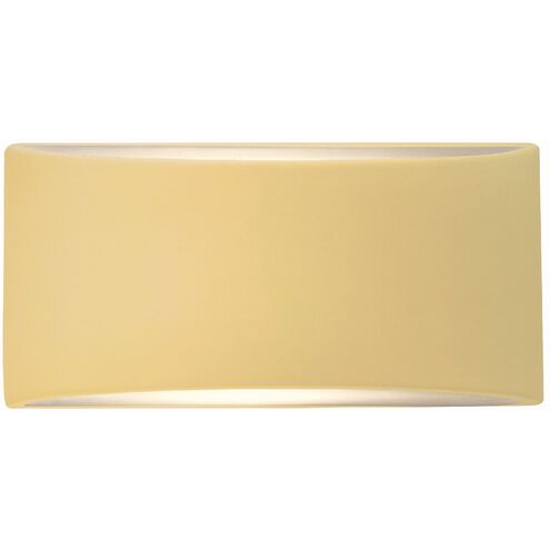Ambiance LED 10 inch Muted Yellow ADA Wall Sconce Wall Light