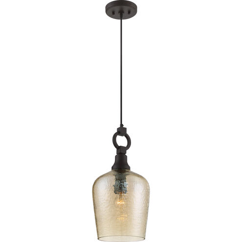 Quoizel Kendrick 1 Light 9 inch Western Bronze Mini Pendant Ceiling Light CKKD1509WT - Open Box