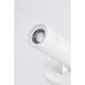 Brentwood LED 4.6 inch Matte White Flush Mount Ceiling Light