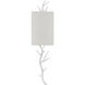 Baneberry 1 Light 8 inch Gesso White Wall Sconce Wall Light, Right
