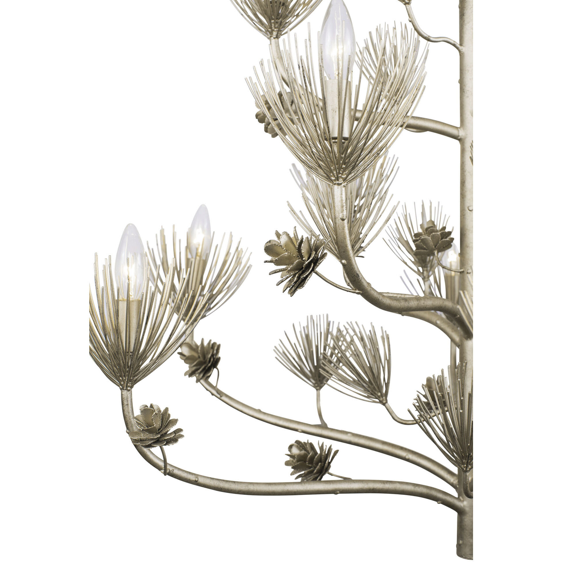 Pinion 12 Light 40 inch Zen Gold Chandelier Ceiling Light