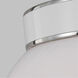 kate spade new york Monroe 1 Light 8.5 inch Polished Nickel Flush Mount Ceiling Light in Polished Nickel / Gloss White