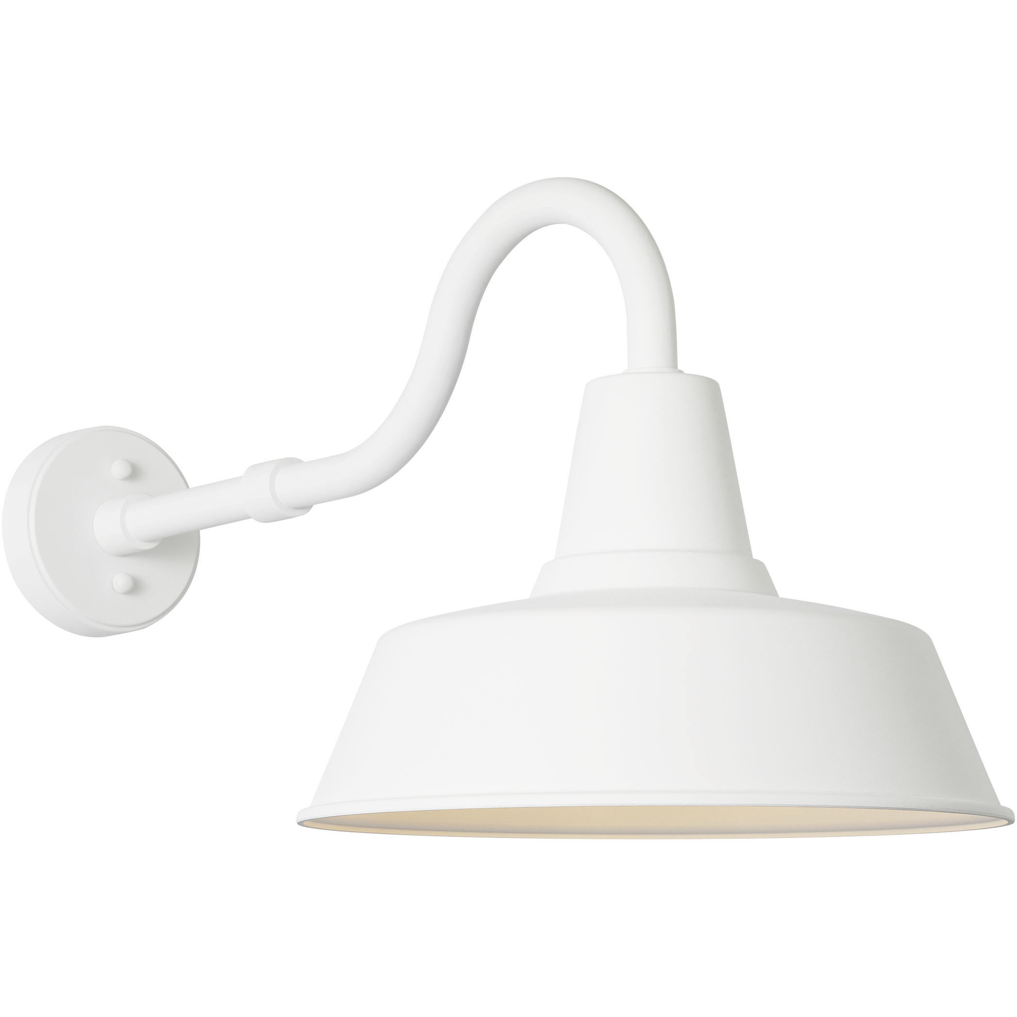 Sean Lavin Barn Light 1 Light 13.5 inch Outdoor Textured White Outdoor Wall Lantern