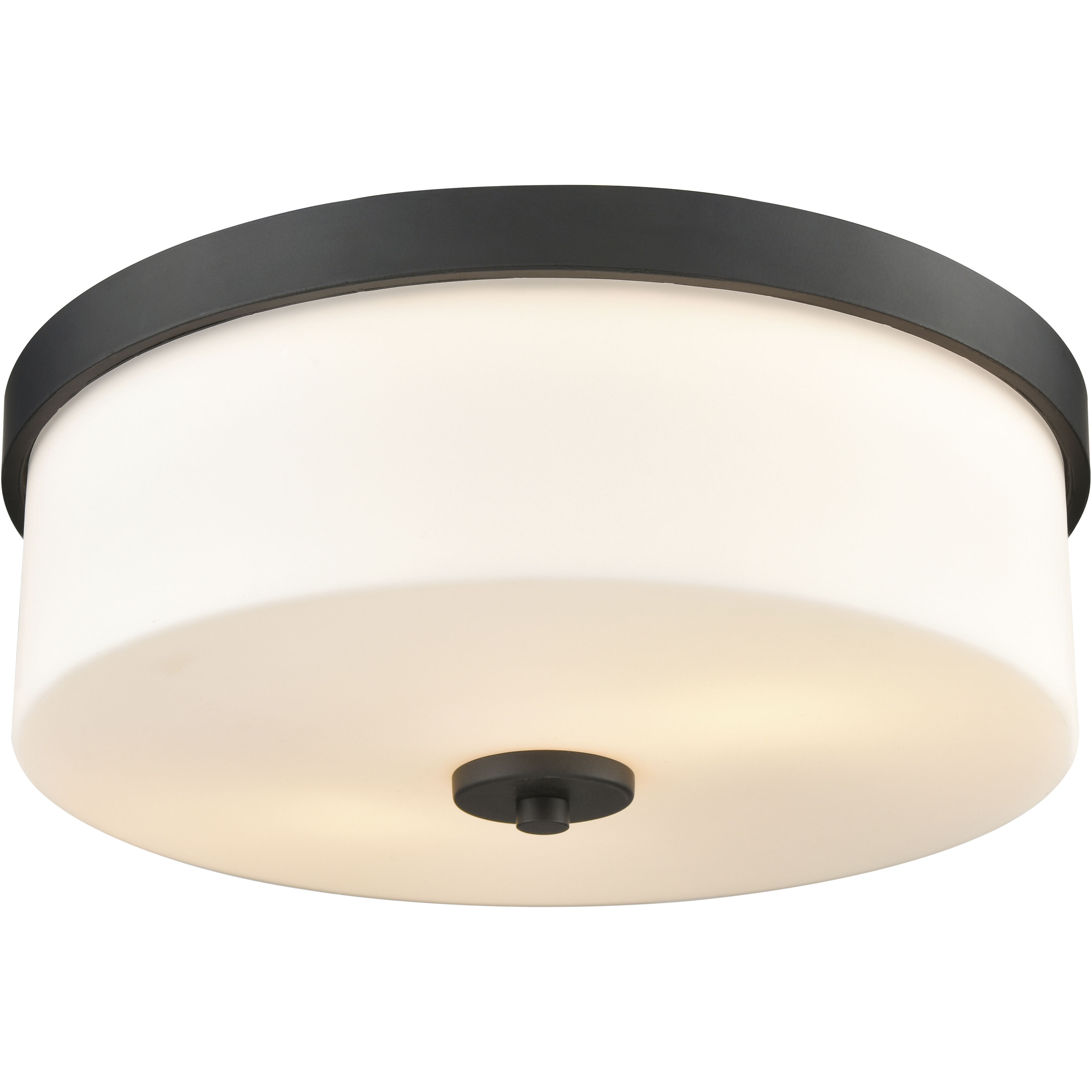 Laphia 2 Light 13.25 inch Matte Black Flush Mount Ceiling Light