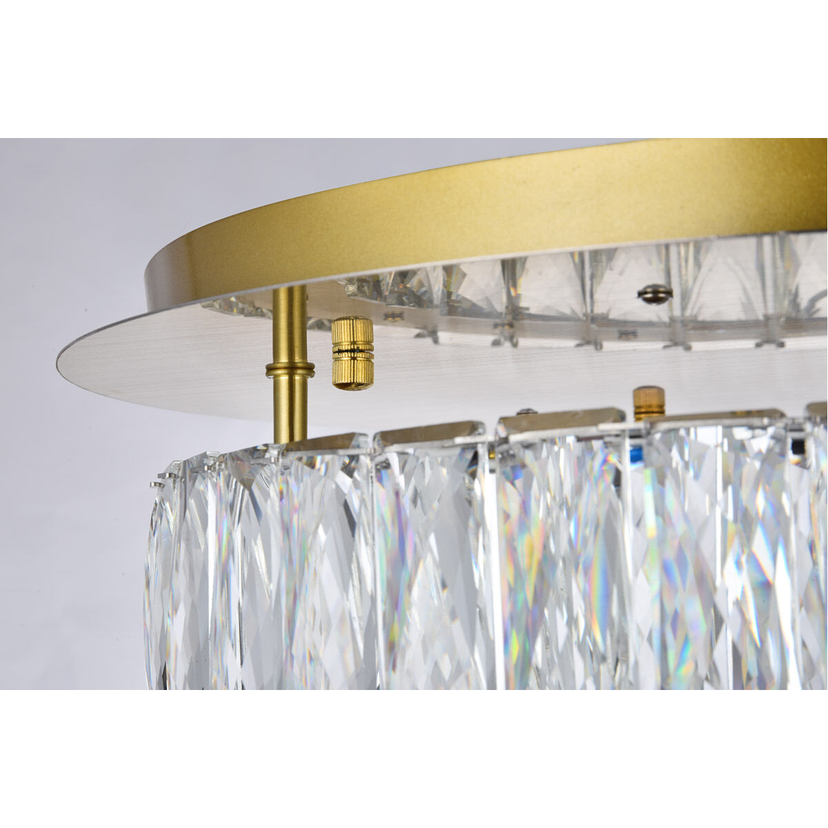 Monroe 18 inch Gold Flush Mount Ceiling Light