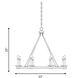 Middleton 8 Light 33 inch Matte Black Chandelier Ceiling Light, Essentials