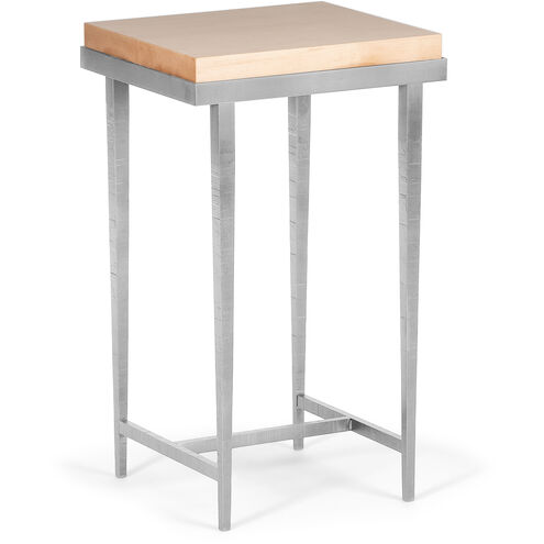 Wick 27 X 16 inch Vintage Platinum Side Table in Maple Natural