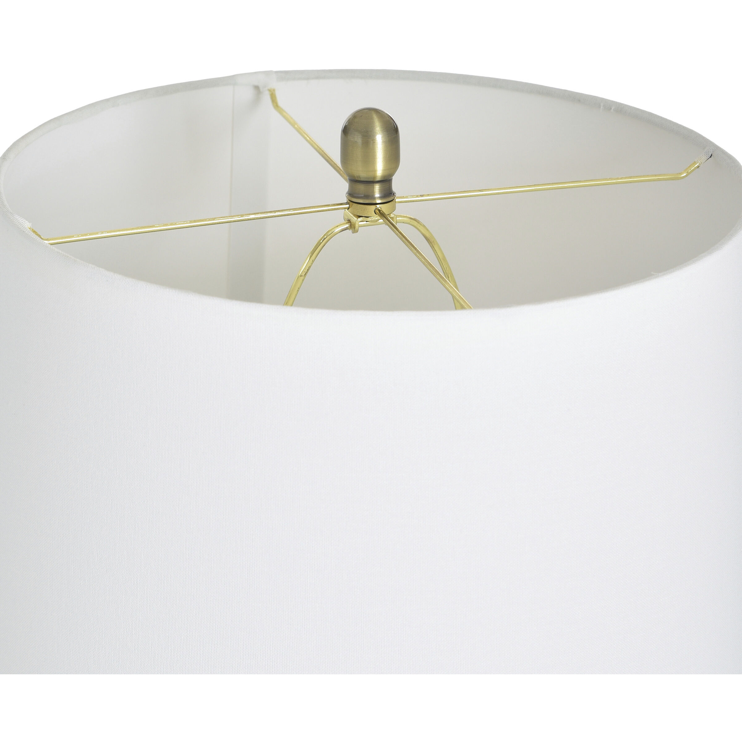 Starlite 32 inch 100 watt Starlite Sage and Off-White Table Lamp Portable Light