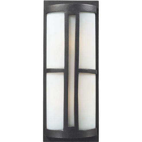 Trevot 2 Light 22 inch Graphite Outdoor Wall Sconce in Incandescent