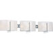 Clarte 3 Light 27 inch Chrome Bath Light Wall Light