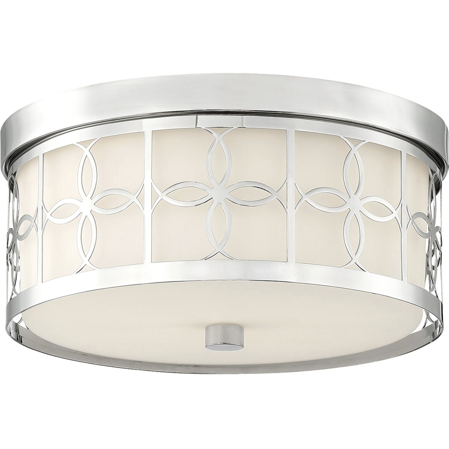 Anniversary 2 Light 13.5 inch Polished Nickel Flush Ceiling Light