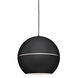 Lucas 1 Light 15.75 inch Black Pendant Ceiling Light