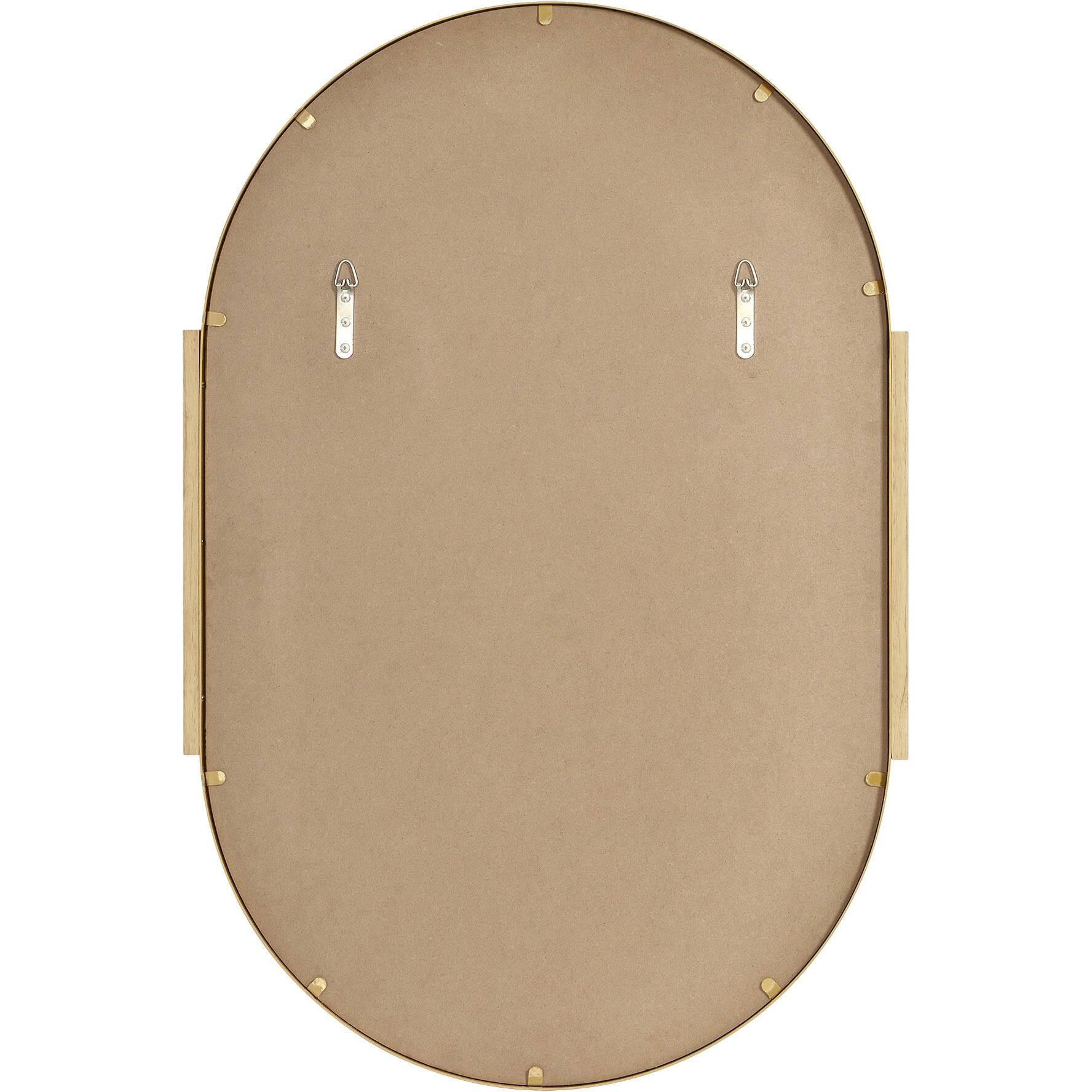 Kerianne 41 X 26 inch Clear and Gold Wall Mirror