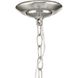 Bravo 5 Light 27 inch Brushed Nickel Chandelier Ceiling Light