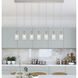 Ballston Cobbleskill 7 Light 48.5 inch Polished Chrome Linear Pendant Ceiling Light