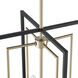 Noelle 4 Light 15 inch Matte Black/Modern Gold Indoor Pendant Ceiling Light