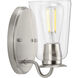 Durrell 1 Light 4.63 inch Brushed Nickel Bath Vanity Wall Light
