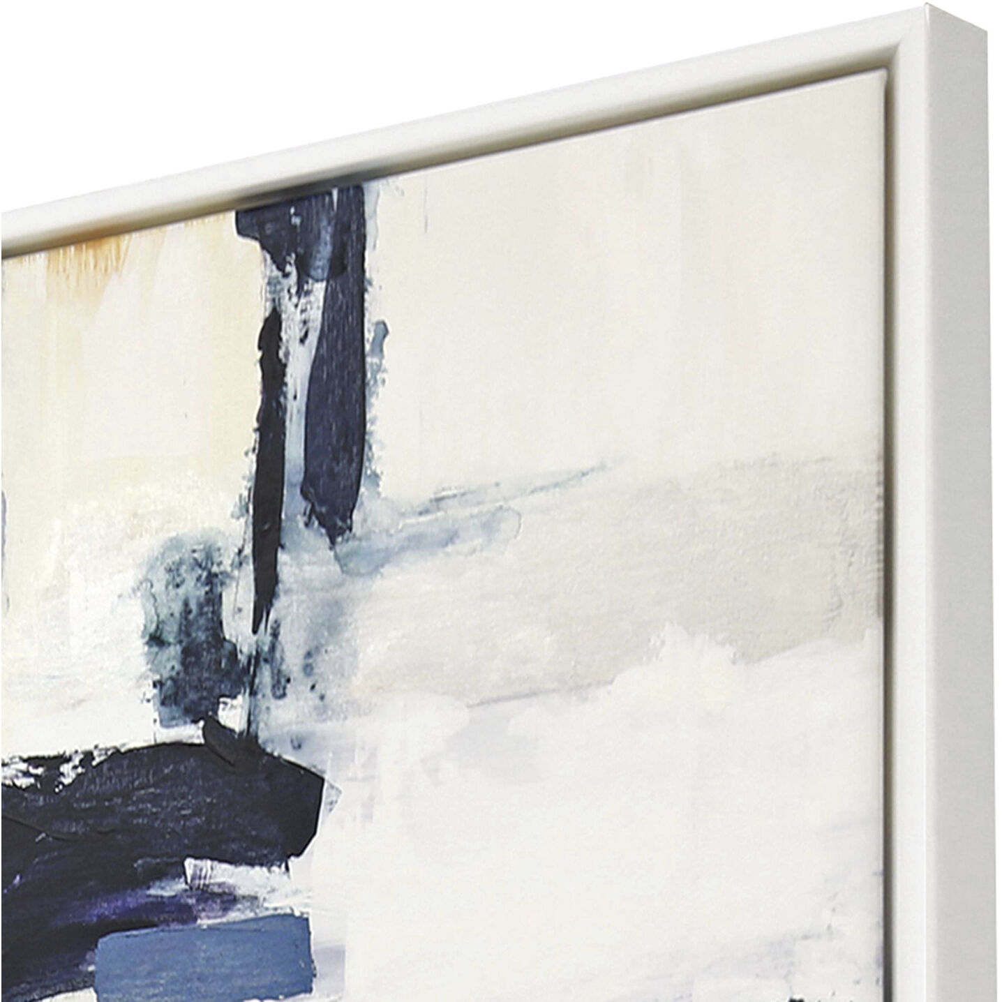 Take It Easy Blue and White and Yellow Canvas, The Studio