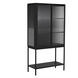 Zane Matte Black Cabinet