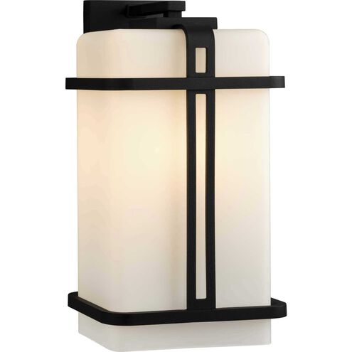 Ellery 1 Light 15.25 inch Black Outdoor Wall Lantern