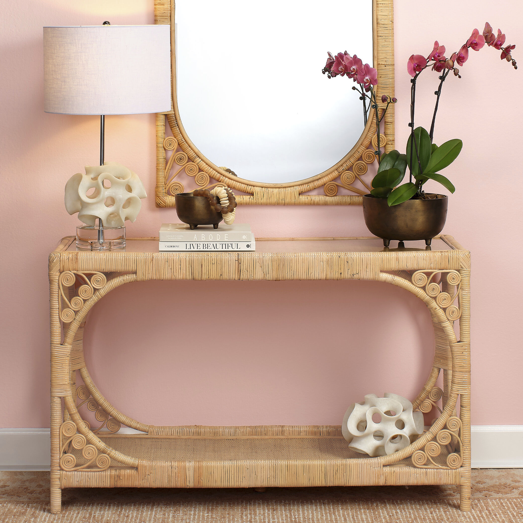 Primrose 48 X 16 inch Natural Console Table