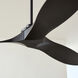 Collins 60 inch Midnight Black Indoor/Outdoor Smart Ceiling Fan, Coastal