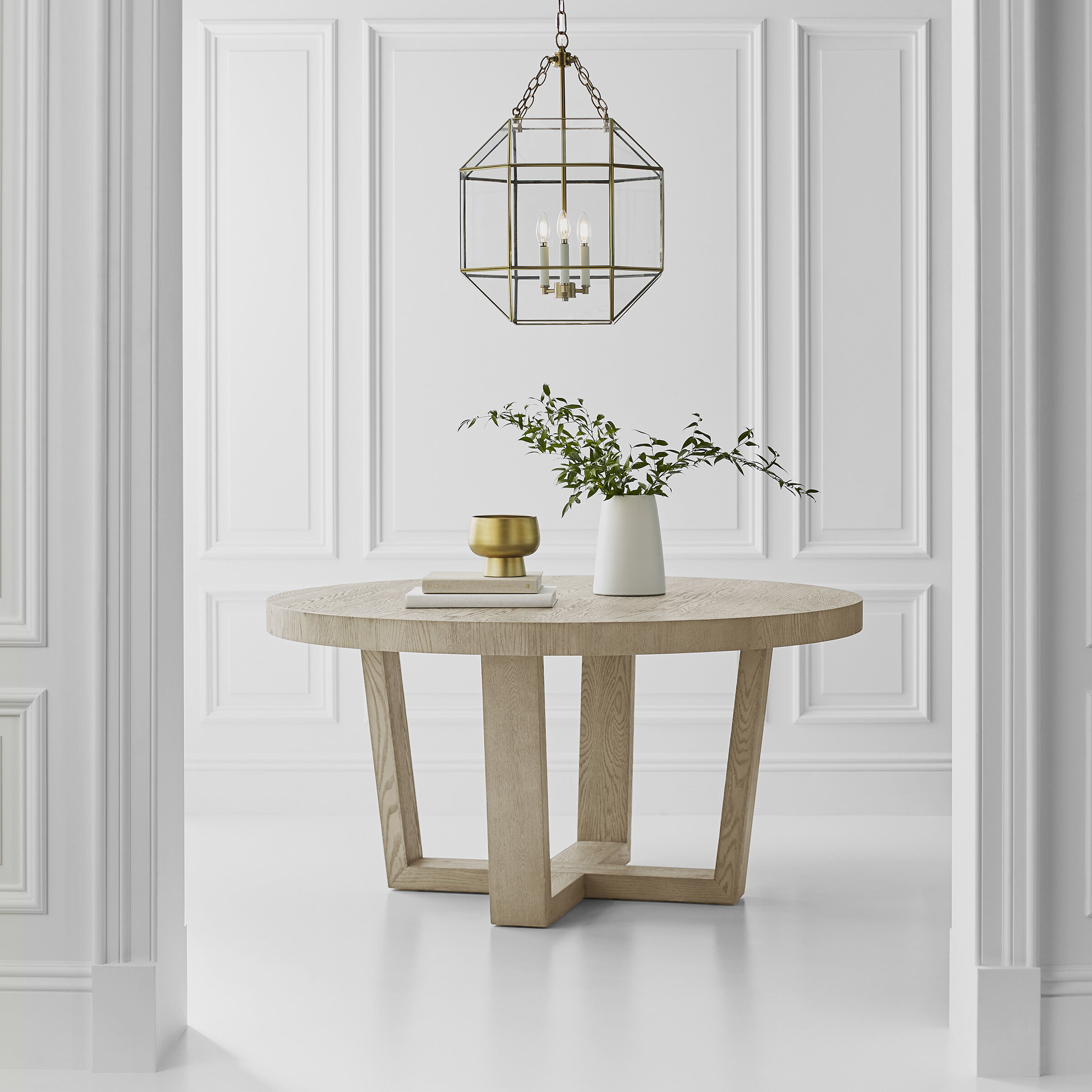 Suzanne Kasler Morrison Pendant Ceiling Light in Satin Brass