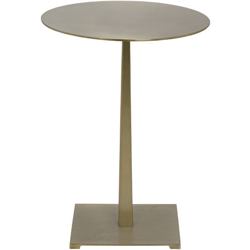 Stiletto 20 X 15 inch Antique Brass Side Table