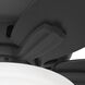 Newsome 42 inch Matte Black with Dark Gray Oak/Matte Black Blades Ceiling Fan