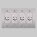 4G 100-120 Steel Dimmer Switch, LED