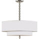 Luxo 5 Light 26 inch Satin Nickel Chandelier Ceiling Light