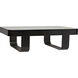 Marshall 62 X 34.5 inch Matte Black Coffee Table